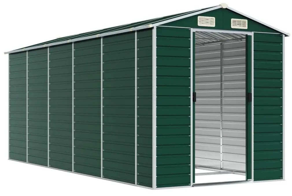 Casuta gradina VidaXL 3188235 191x470x198 (Green)