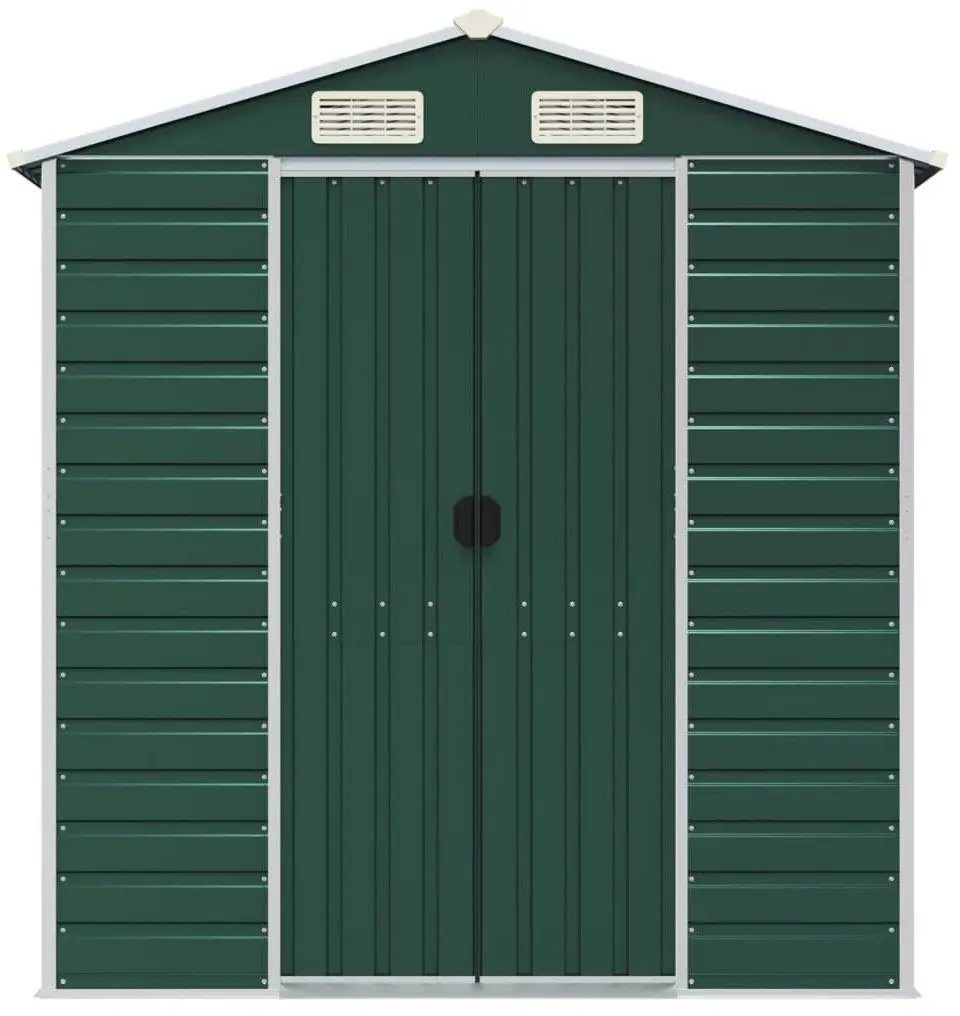 Casuta gradina VidaXL 3188235 191x470x198 (Green)