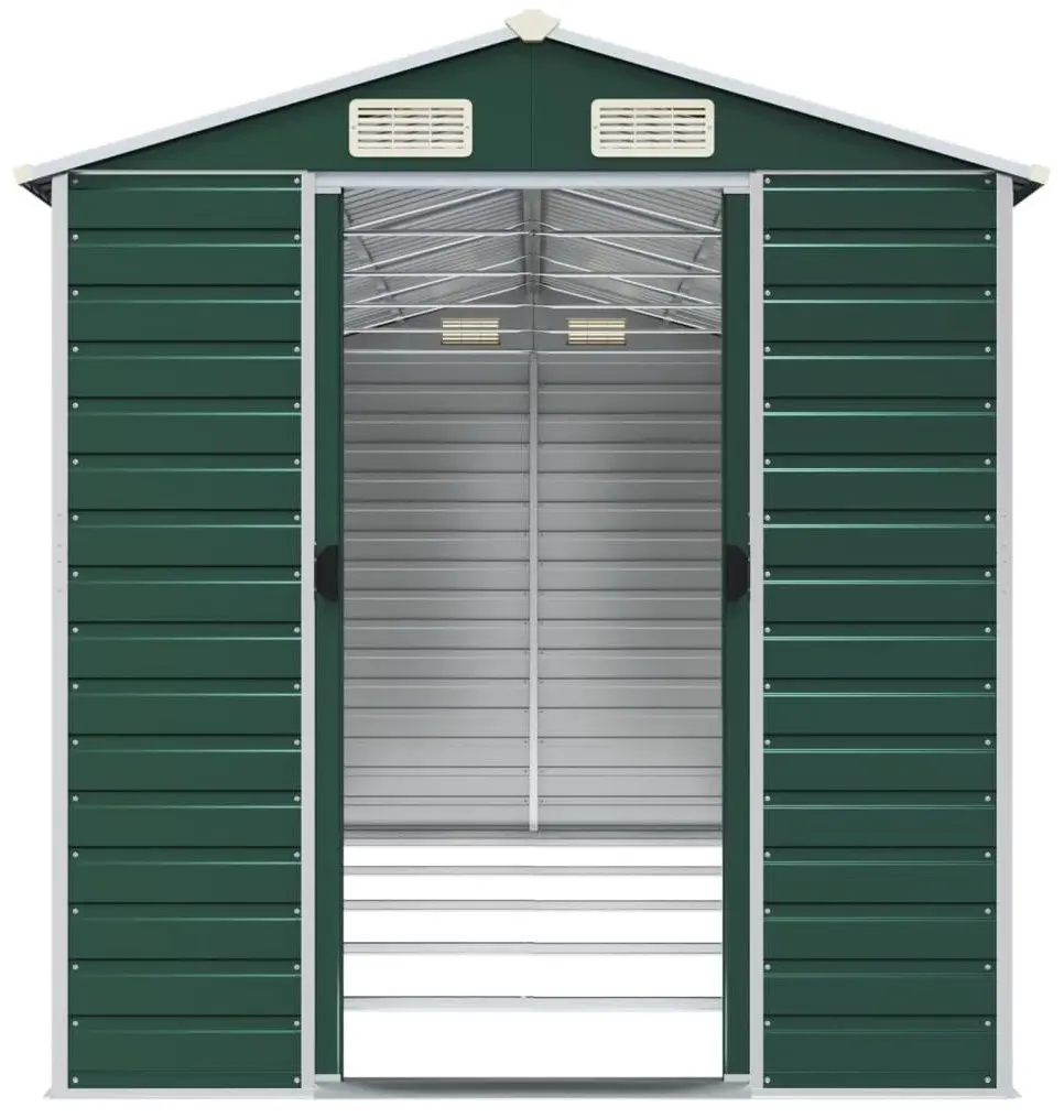 Casuta gradina VidaXL 3188235 191x470x198 (Green)