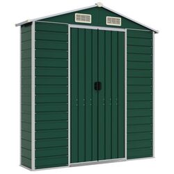 Casuta gradina VidaXL 3188235 191x470x198 (Green) Thumb