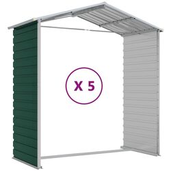 Casuta gradina VidaXL 3188235 191x470x198 (Green) Thumb