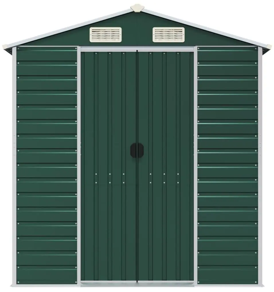 Casuta gradina VidaXL 3188236 191x555x198 (Green)