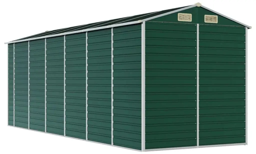 Casuta gradina VidaXL 3188236 191x555x198 (Green)