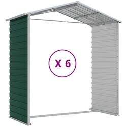 Casuta gradina VidaXL 3188236 191x555x198 (Green) Thumb