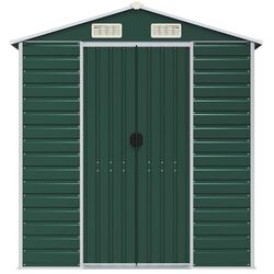 Casuta gradina VidaXL 3188237 191x640x198 (Green) Thumb