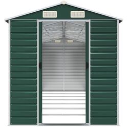 Casuta gradina VidaXL 3188237 191x640x198 (Green) Thumb