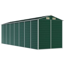 Casuta gradina VidaXL 3188237 191x640x198 (Green) Thumb