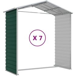 Casuta gradina VidaXL 3188237 191x640x198 (Green) Thumb