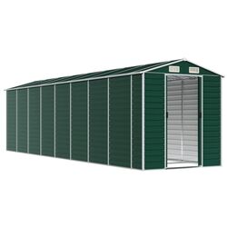 Сарай-хозблок VidaXL 3188238 191x725x198 (Green) Thumb