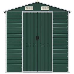 Сарай-хозблок VidaXL 3188238 191x725x198 (Green) Thumb