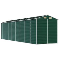 Сарай-хозблок VidaXL 3188238 191x725x198 (Green) Thumb