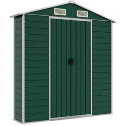 Сарай-хозблок VidaXL 3188238 191x725x198 (Green) Thumb