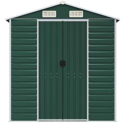 Сарай-хозблок VidaXL 3188239 191x810x198 (Green) Thumb