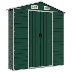 Сарай-хозблок VidaXL 3188239 191x810x198 (Green) Thumb