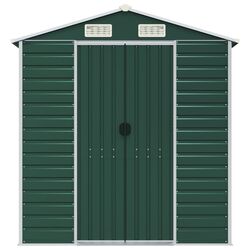 Сарай-хозблок VidaXL 3188241 191x980x198 (Green) Thumb