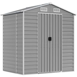 Casuta gradina VidaXL 3188242 191x130x198 (Light Grey)