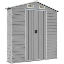 Сарай-хозблок VidaXL 3188242 191x130x198 (Light Grey) Thumb