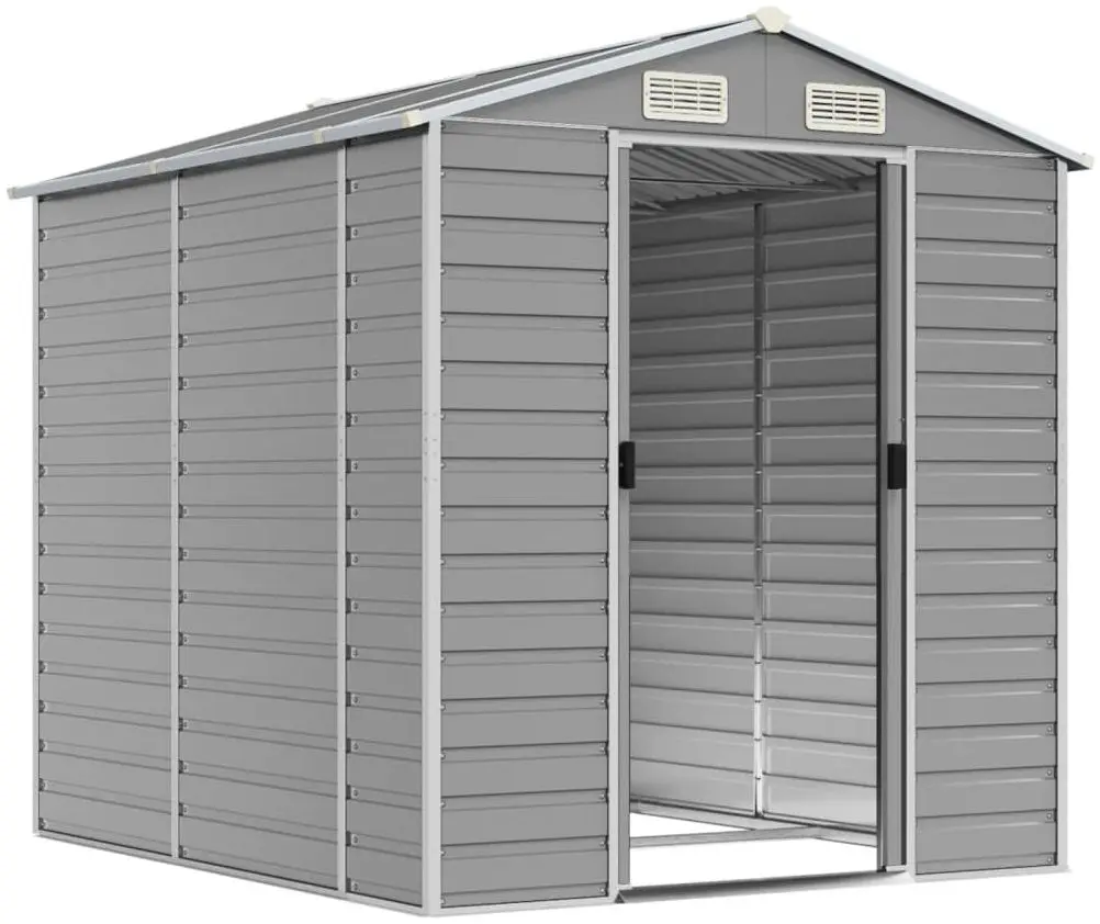 Сарай-хозблок VidaXL 3188243 191x215x198 (Light Grey)