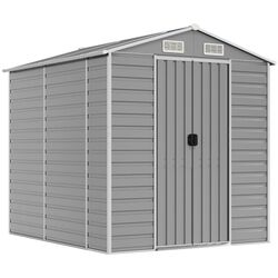 Сарай-хозблок VidaXL 3188243 191x215x198 (Light Grey)