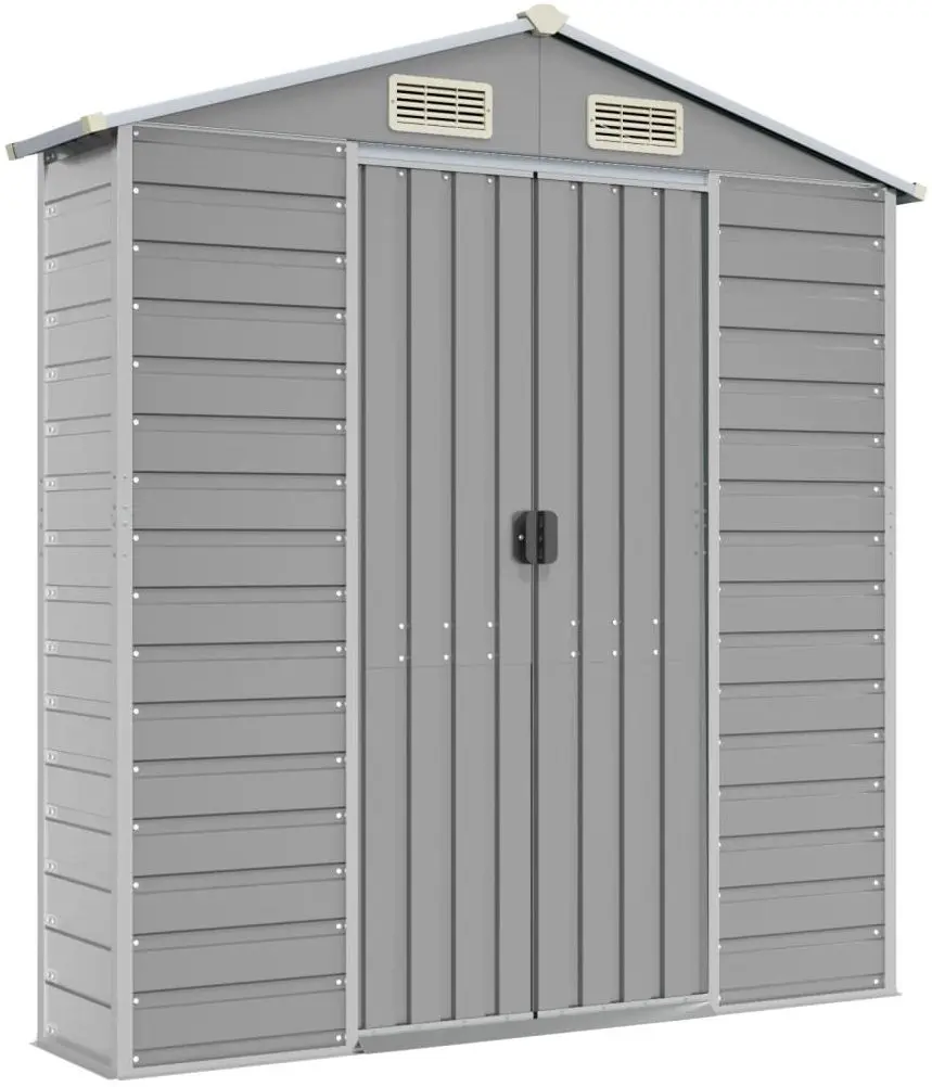 Сарай-хозблок VidaXL 3188243 191x215x198 (Light Grey)