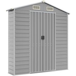 Сарай-хозблок VidaXL 3188244 191x300x198 (Light Grey) Thumb