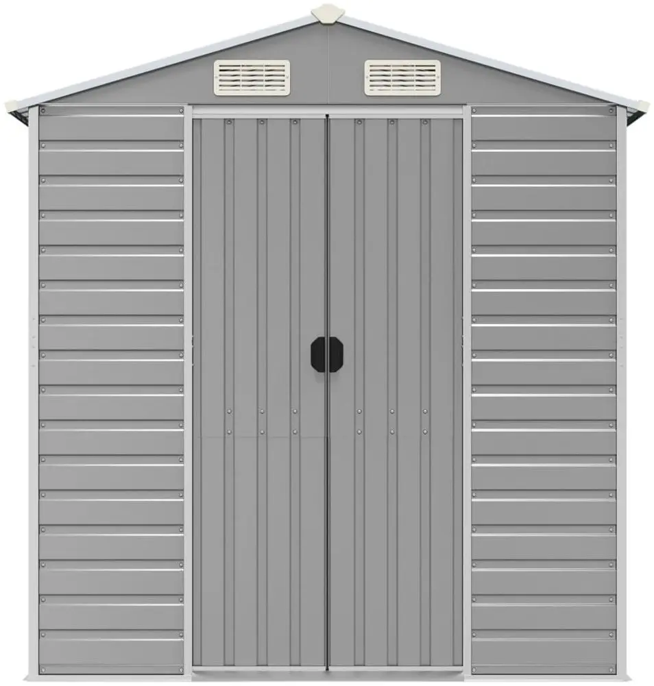 Сарай-хозблок VidaXL 3188245 191x385x198 (Light Grey)