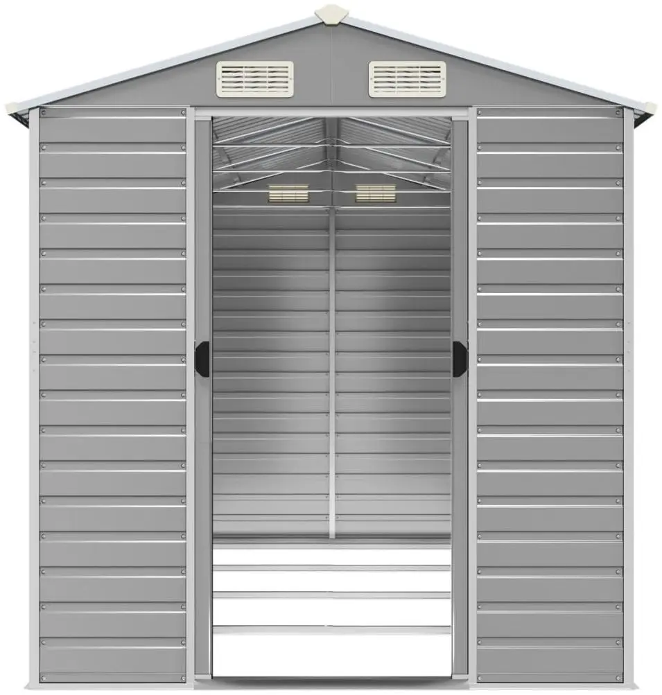 Сарай-хозблок VidaXL 3188245 191x385x198 (Light Grey)