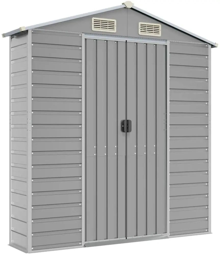 Сарай-хозблок VidaXL 3188245 191x385x198 (Light Grey)