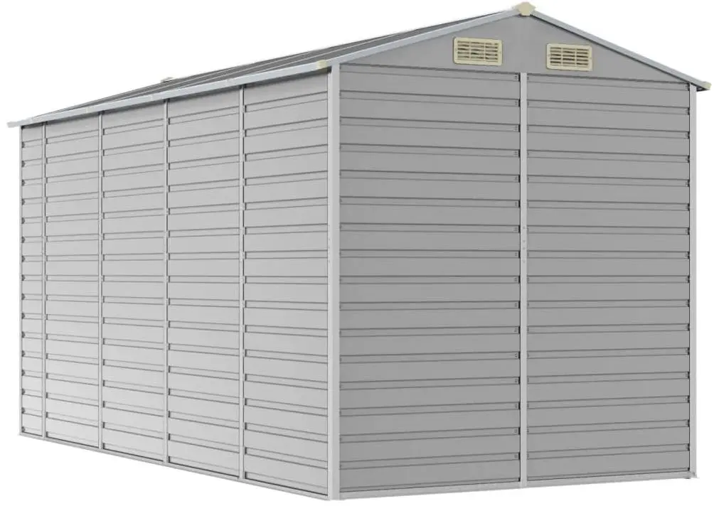 Сарай-хозблок VidaXL 3188245 191x385x198 (Light Grey)