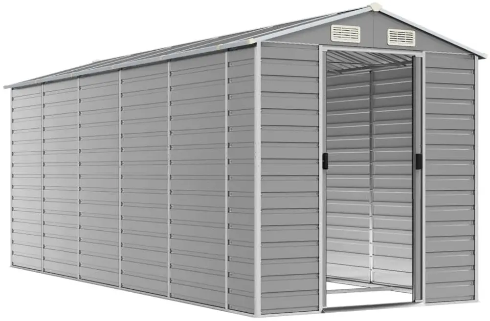 Casuta gradina VidaXL 3188246 191x470x198 (Light Grey)