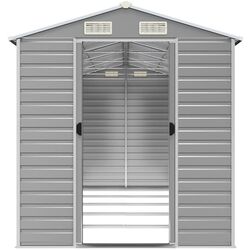 Casuta gradina VidaXL 3188246 191x470x198 (Light Grey) Thumb