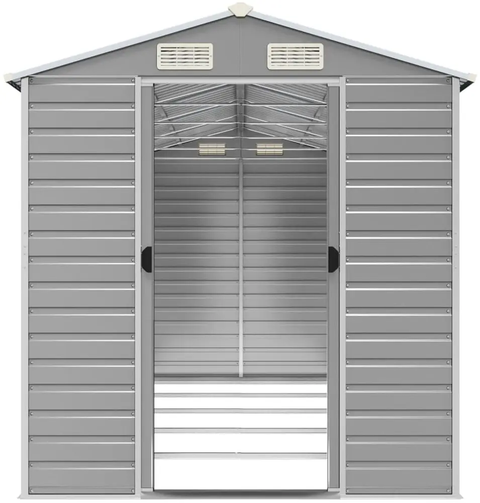 Casuta gradina VidaXL 3188246 191x470x198 (Light Grey)