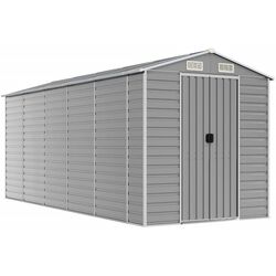 Casuta gradina VidaXL 3188246 191x470x198 (Light Grey)