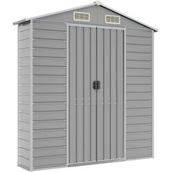 Casuta gradina VidaXL 3188246 191x470x198 (Light Grey) Thumb