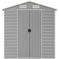 Casuta gradina VidaXL 3188246 191x470x198 (Light Grey) Thumb