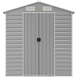 Сарай-хозблок VidaXL 3188247 191x555x198 (Light Grey) Thumb