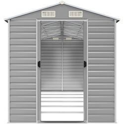 Сарай-хозблок VidaXL 3188247 191x555x198 (Light Grey) Thumb