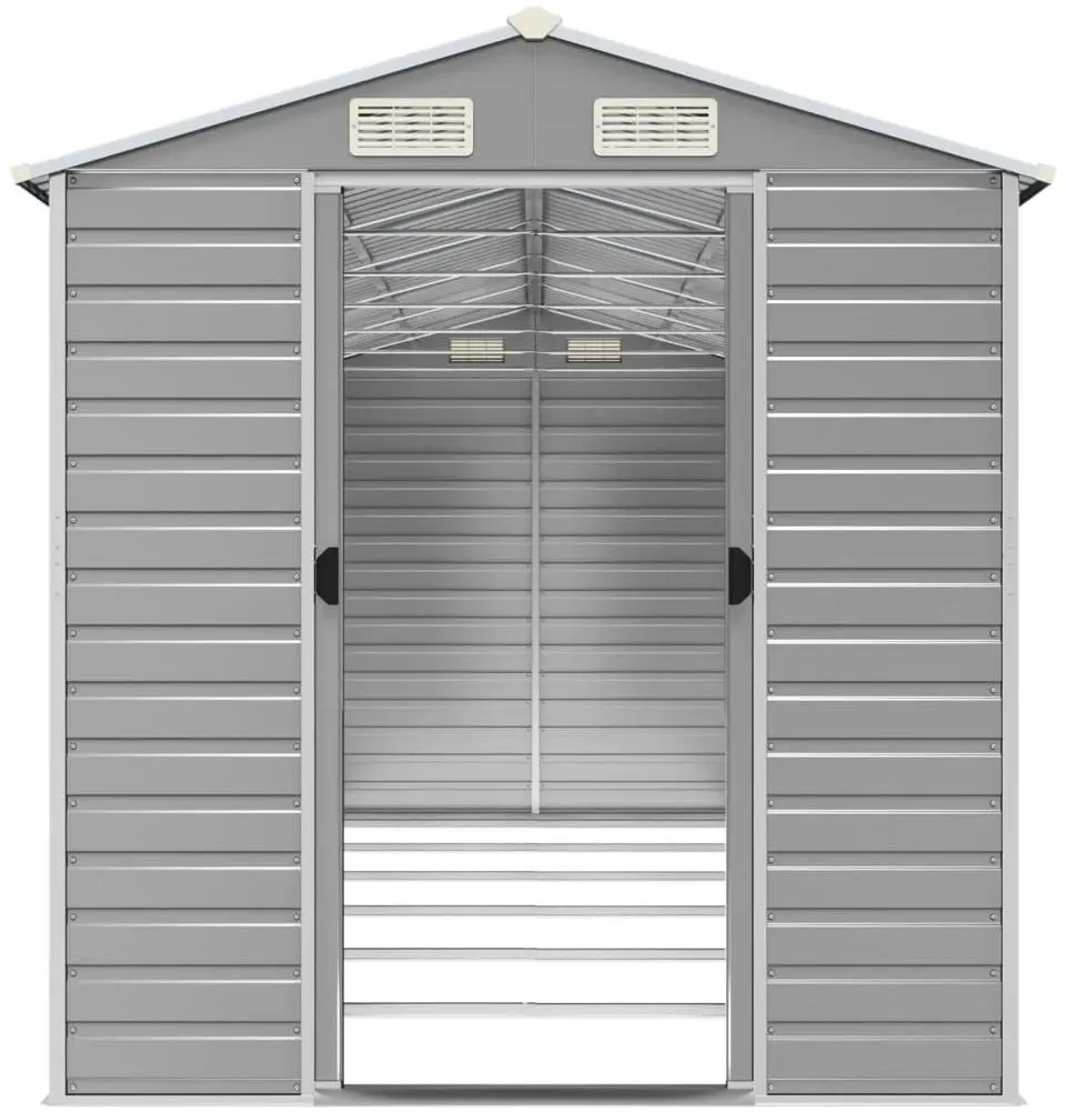 Сарай-хозблок VidaXL 3188247 191x555x198 (Light Grey)