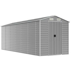 Casuta gradina VidaXL 3188247 191x555x198 (Light Grey)