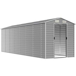 Сарай-хозблок VidaXL 3188248 191x640x198 (Grey) Thumb