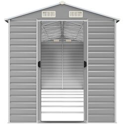 Сарай-хозблок VidaXL 3188248 191x640x198 (Grey) Thumb