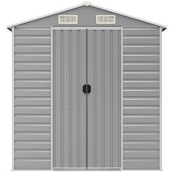 Сарай-хозблок VidaXL 3188250 191x810x198 (Grey) Thumb