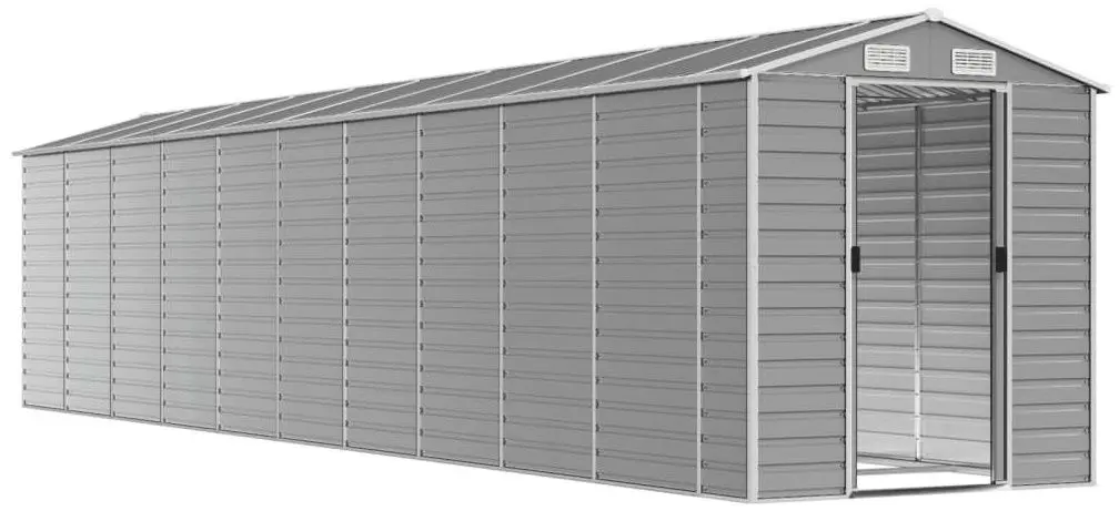 Casuta gradina VidaXL 3188251 191x895x198 (Grey)