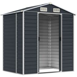 Сарай-хозблок VidaXL 3188253 191x130x198 (Anthracite) Thumb