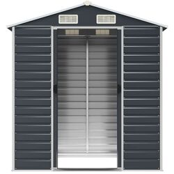 Сарай-хозблок VidaXL 3188253 191x130x198 (Anthracite) Thumb