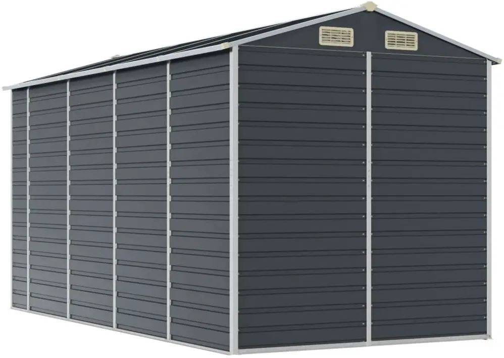 Сарай-хозблок VidaXL 3188256 191x385x198 (Anthracite)