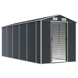 Сарай-хозблок VidaXL 3188257 191x470x198 (Anthracite) Thumb