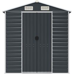 Сарай-хозблок VidaXL 3188257 191x470x198 (Anthracite) Thumb