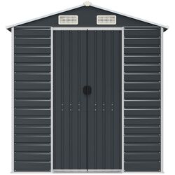 Сарай-хозблок VidaXL 3188258 191x555x198 (Anthracite) Thumb