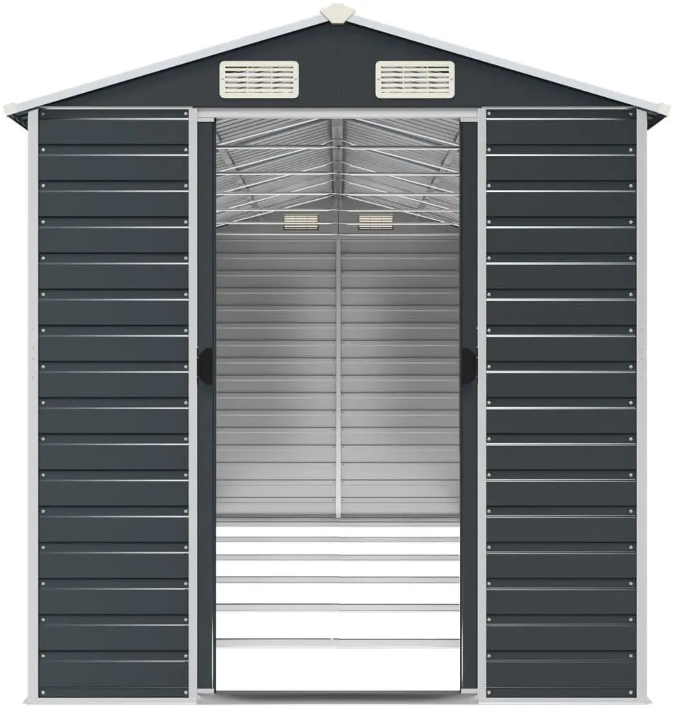 Сарай-хозблок VidaXL 3188258 191x555x198 (Anthracite)